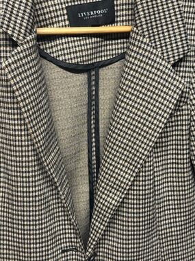Liverpool Los Angeles Houndstooth Blazer | Open Front | Classic Check